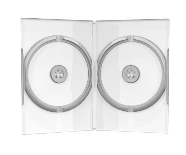 Boîtier de rangement à chargement latéral pour CD/DVD (Couleurs